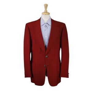Hart Schaffner Marx Burgundy Blazer
